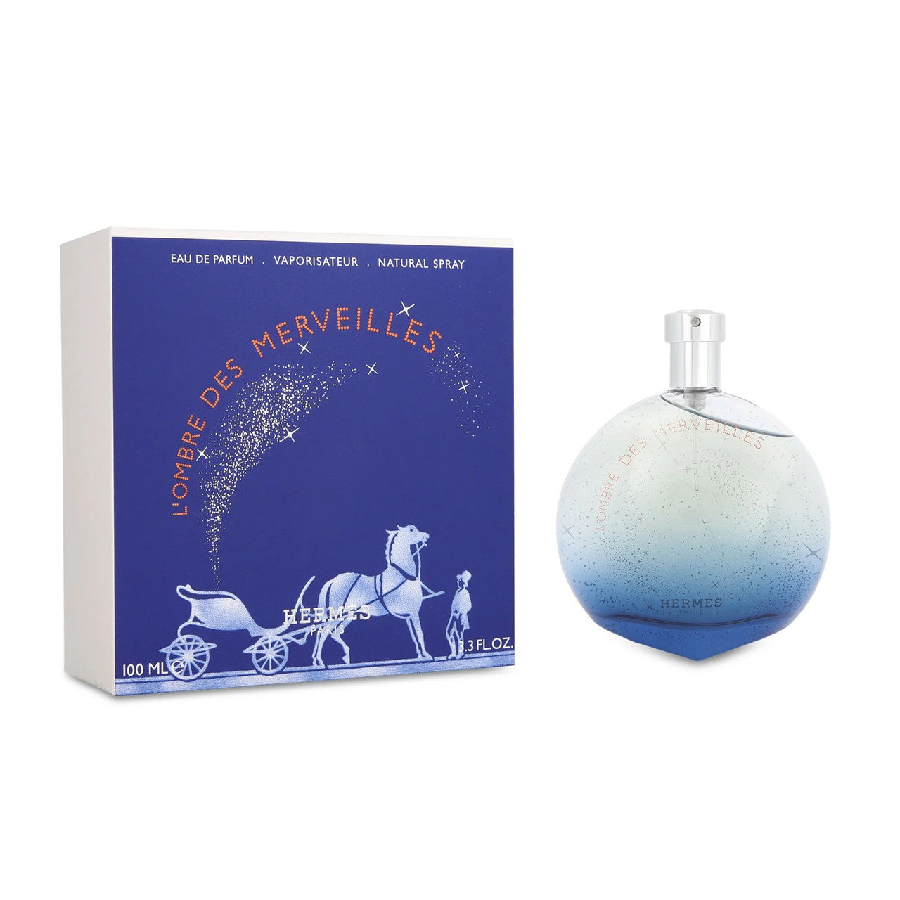HERMES L'OMBRE DES MERVEILLES 3.3 EAU DE PARFUM SPRAY- 100% Authentic