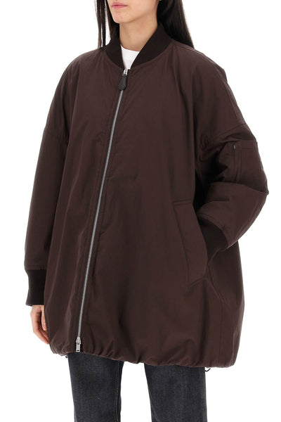 Jil Sander Down-Padded Maxi Bomber Jacket