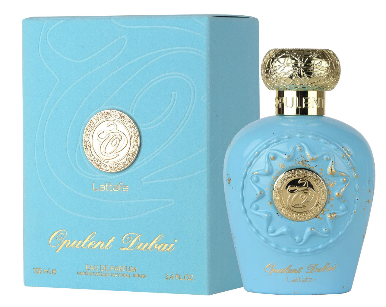 LATTAFA OPULENT DUBAI 3.4 EAU DE PARFUM SPRAY- 100% Authentic