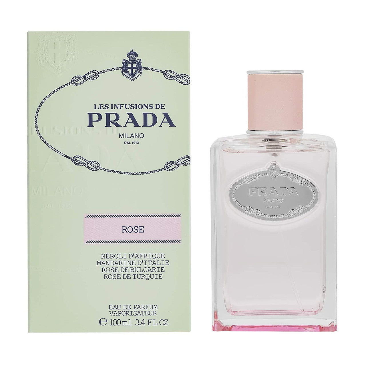 PRADA LES INFUSIONS DE ROSE 3.4 EAU DE PARFUM SPRAY WOMEN- 100% Authentic