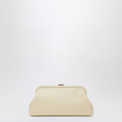Jimmy Choo Skylar clutch in butter-colored leather