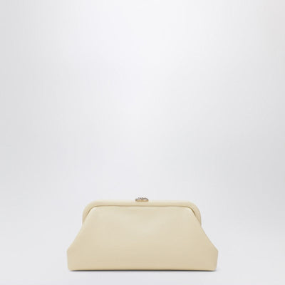 Jimmy Choo Skylar clutch in butter-colored leather