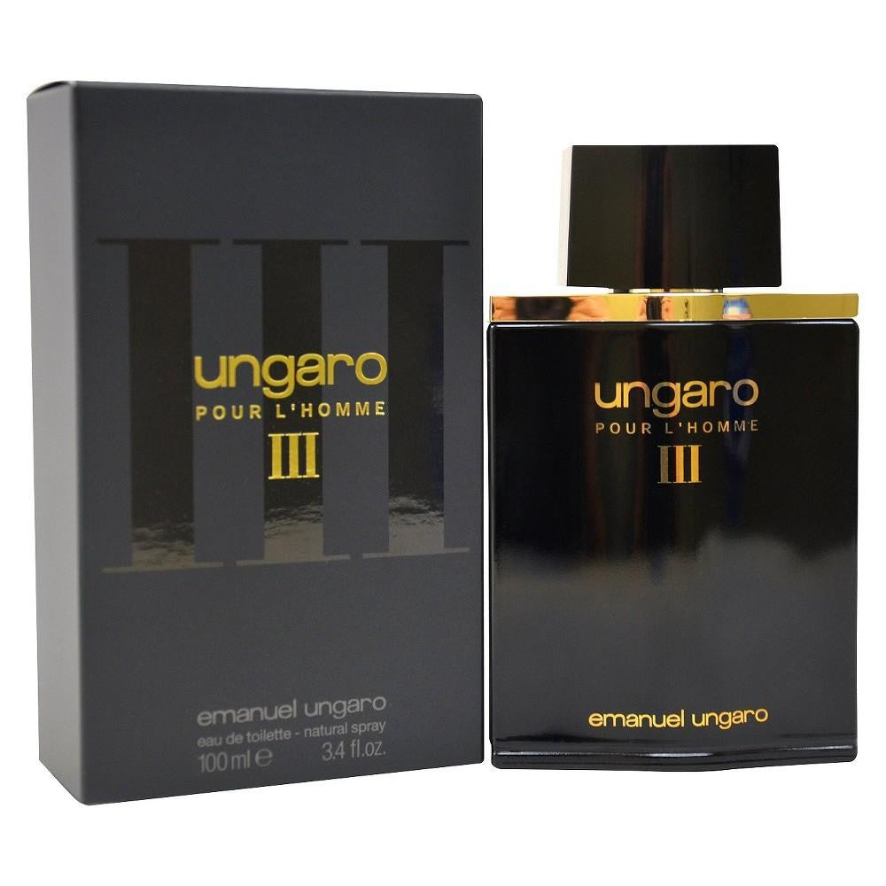 UNGARO THREE 3.4 EAU DE TOILETTE SPRAY FOR MEN- 100% Authentic
