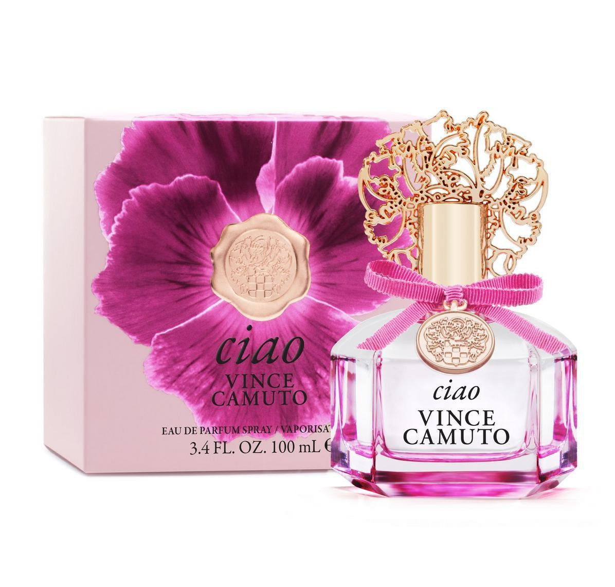 VINCE CAMUTO CIAO 3.4 EAU DE PARFUM SPRAY- 100% Authentic