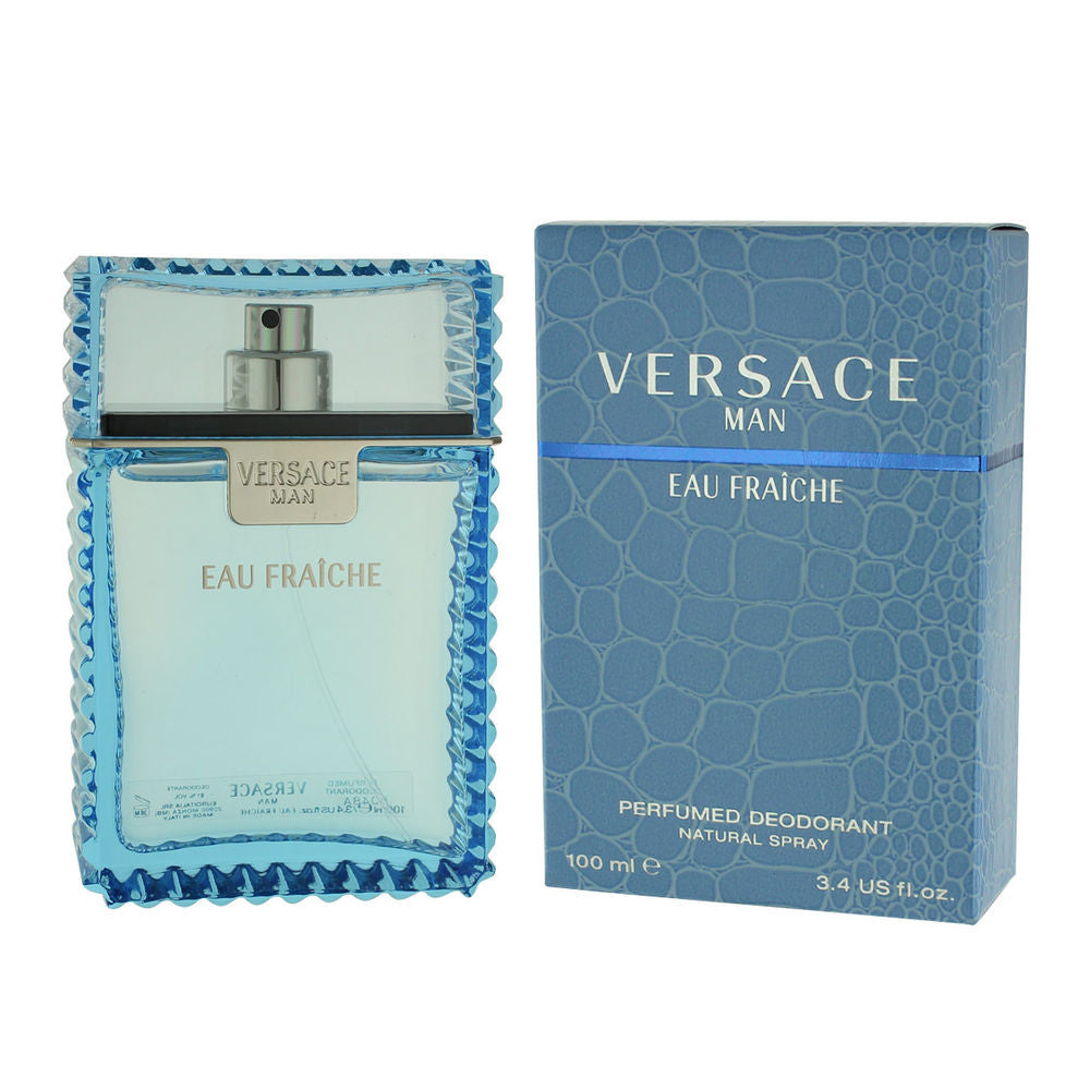 VERSACE EAU FRAICHE 3.4 PERFUMED DEODORANT SPRAY- 100% Authentic