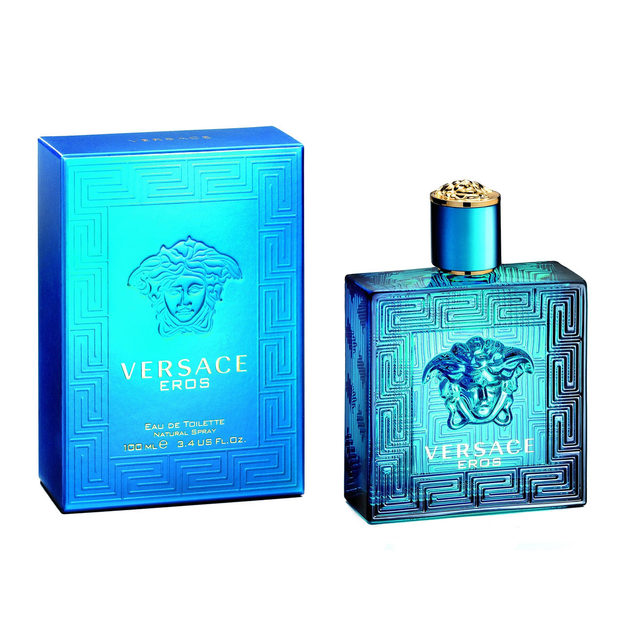 VERSACE EROS 3.4 EAU DE TOILETTE SPRAY FOR MEN- 100% Authentic