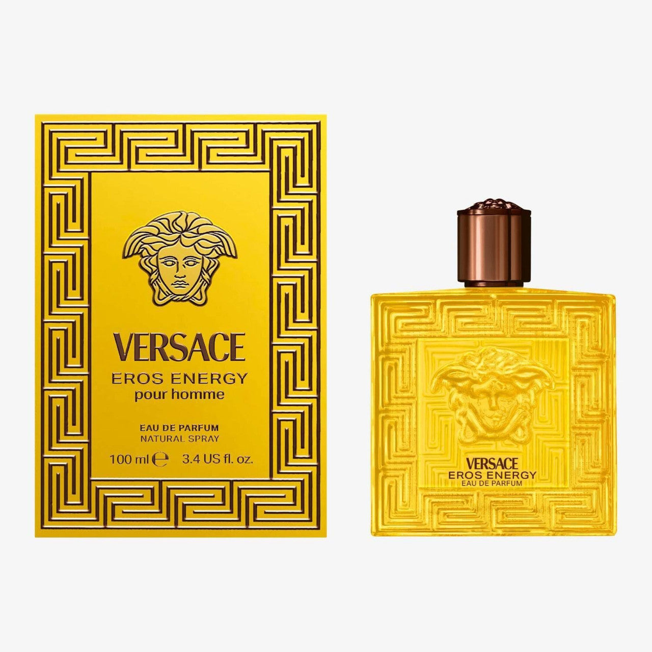 VERSACE EROS ENERGY 3.4 EAU DE PARFUM SPRAY FOR MEN- 100% Authentic