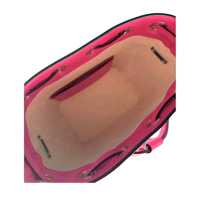 Valentino Garavani VLogo Walk Bucket Crossbody Bag Pink Calf Leather - LUXURYMRKT