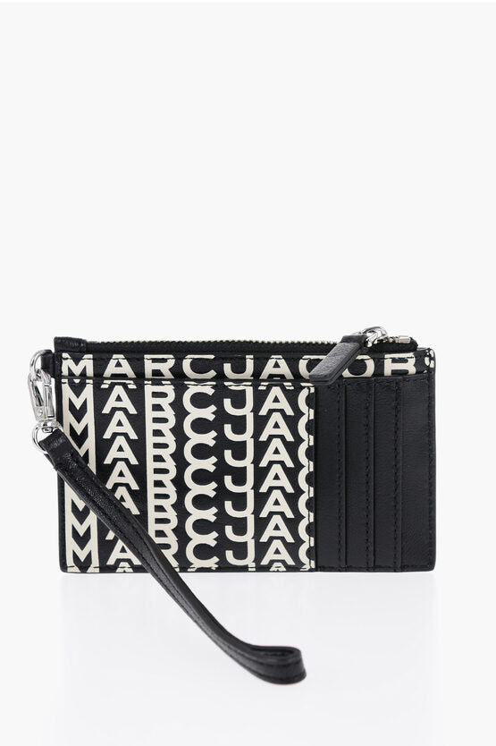 Marc Jacobs All-Over logo leather card Holder