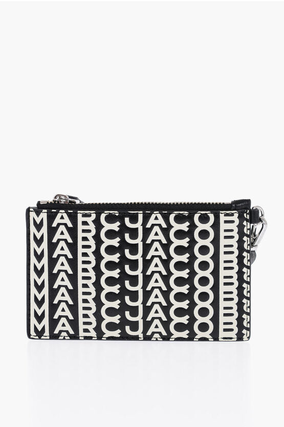 Marc Jacobs All-Over logo leather card Holder