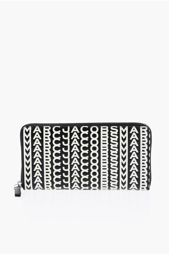 Marc Jacobs All-Over Logo Leather Wallet