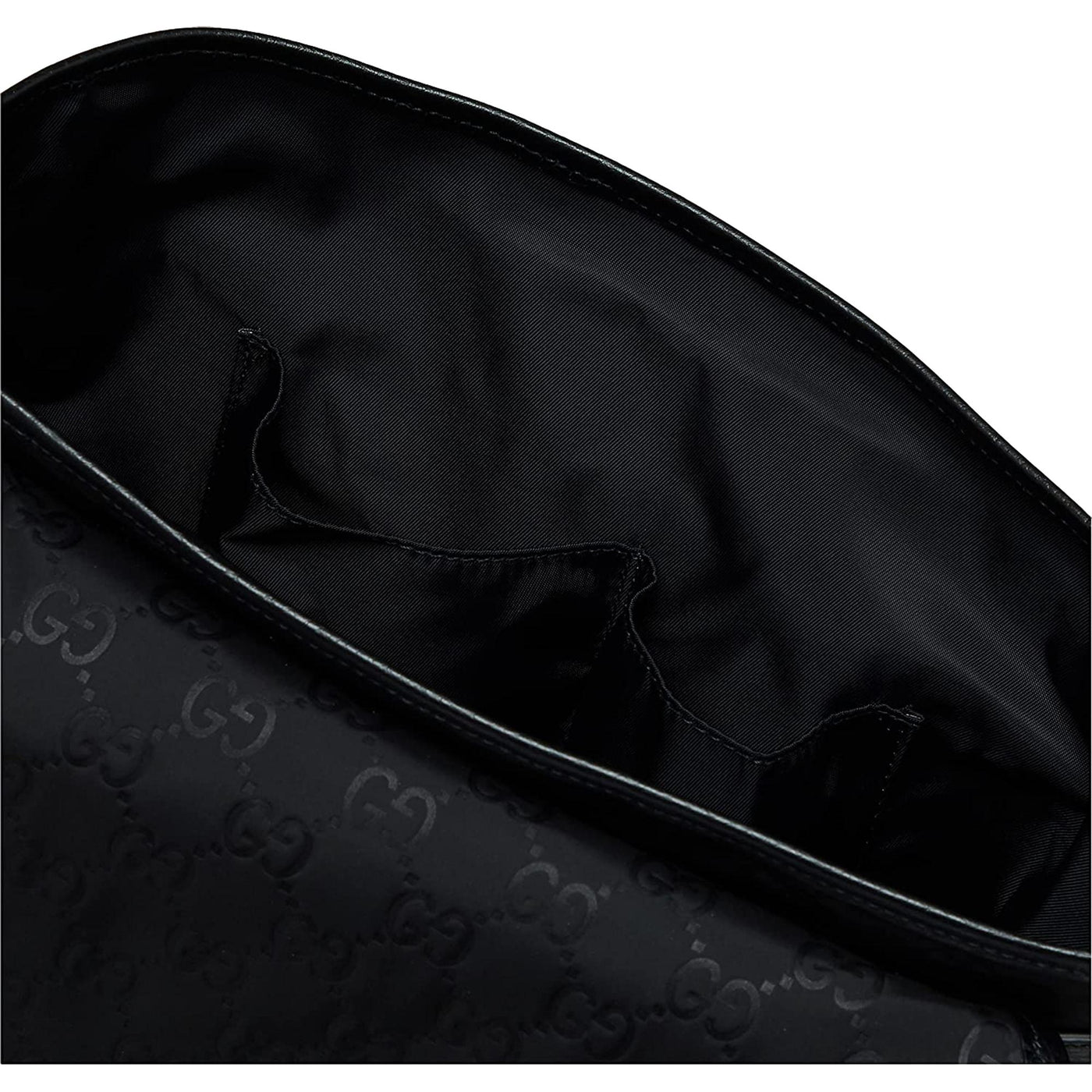 Gucci GG Logo Black Nylon Small Messenger Bag 510335 - LUXURYMRKT