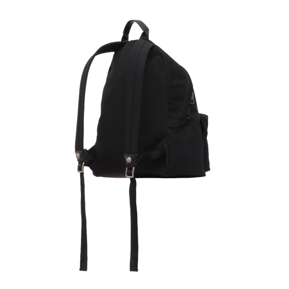 Balmain B-Back Black Nylon White Logo Backpack - LUXURYMRKT