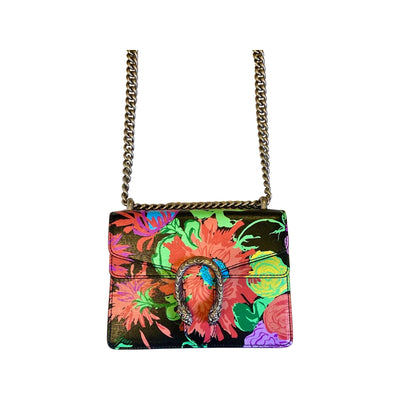 Gucci x Ken Scott Dionysus Floral Print Small Shoulder Bag - LUXURYMRKT
