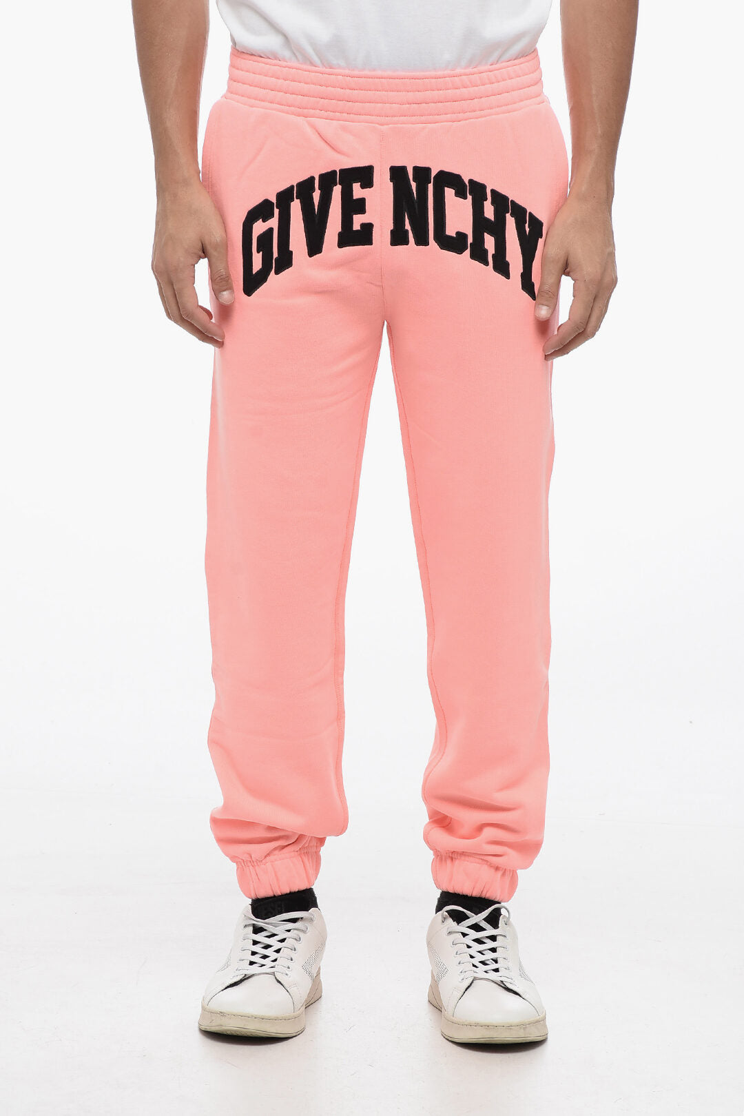 Givenchy Brushed Cotton Sweatpants with Logo Patch