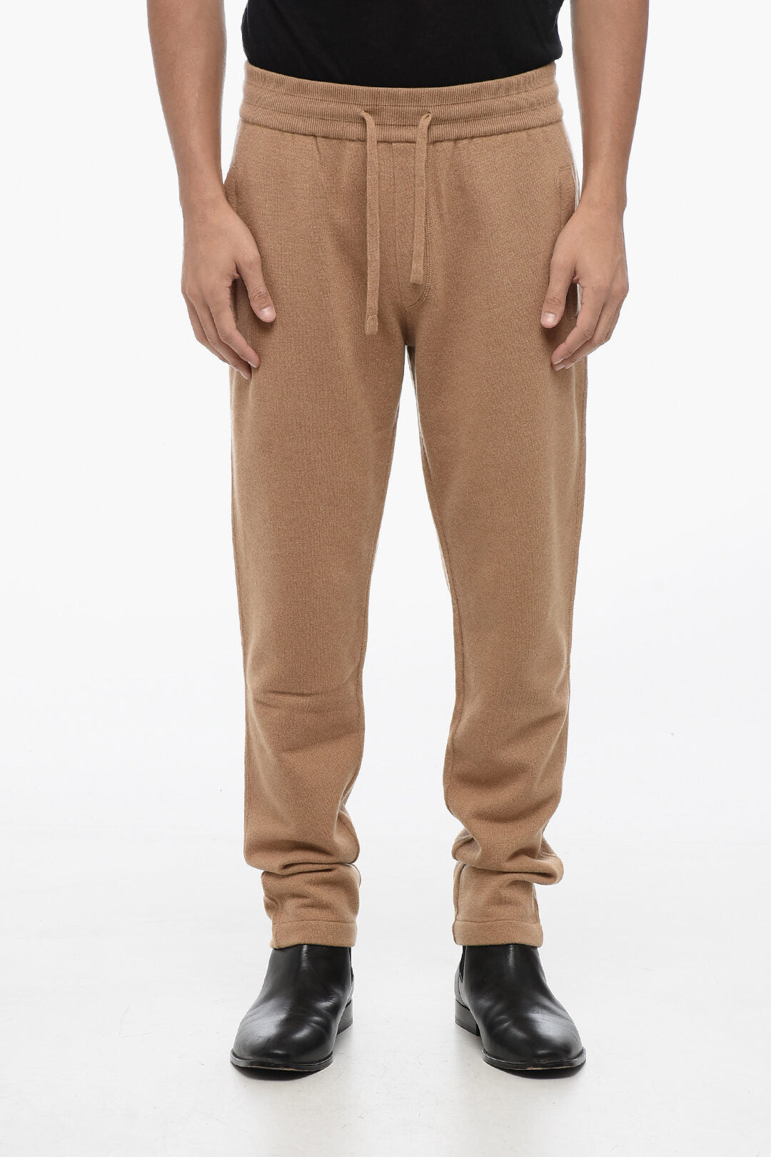 Dolce & Gabbana Cashmere Blend Sweatpants with Zipped Pockets