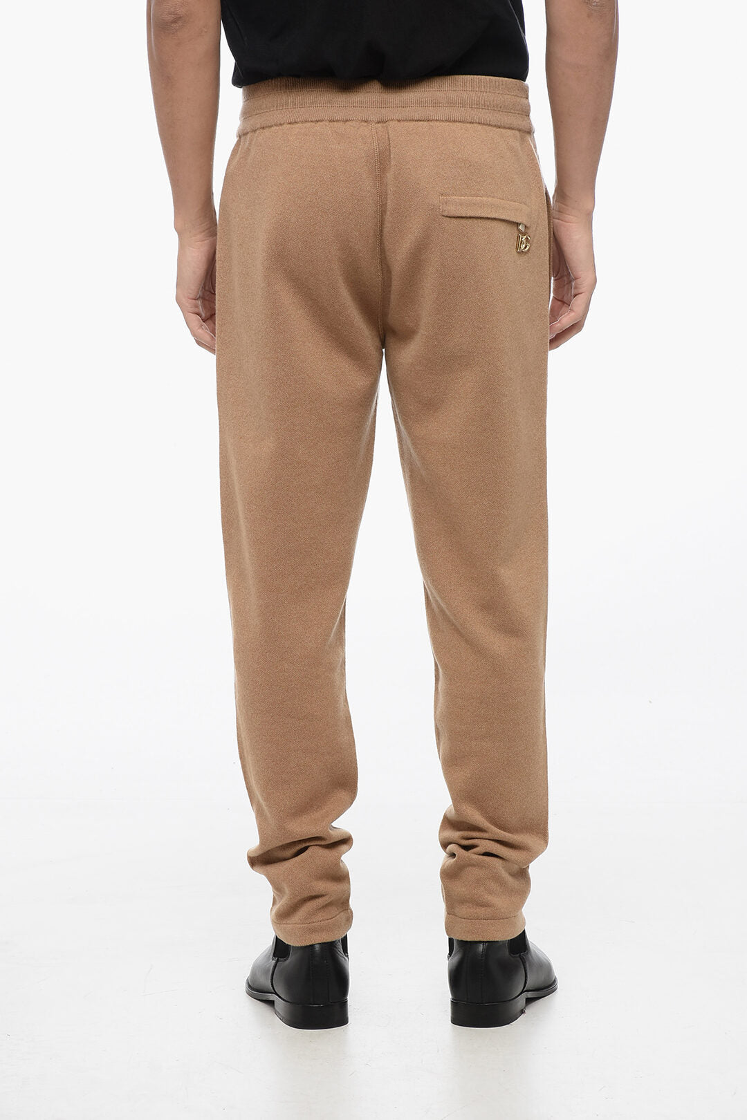 Dolce & Gabbana Cashmere Blend Sweatpants with Zipped Pockets