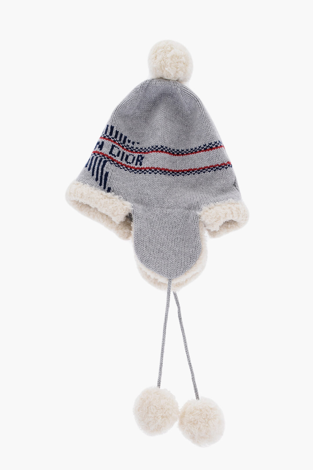 Dior Cashmere-blend Trapper Hat with Pompon