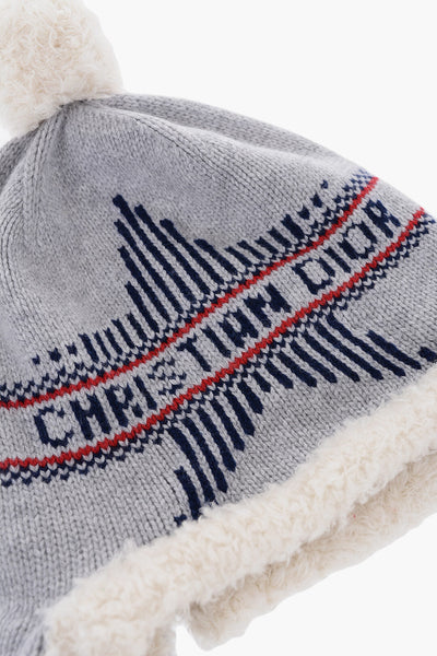 Dior Cashmere-blend Trapper Hat with Pompon