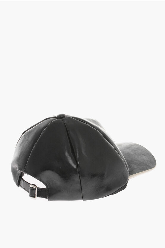 Fendi Coated Cavas Basseball Hat with Logo Lettering