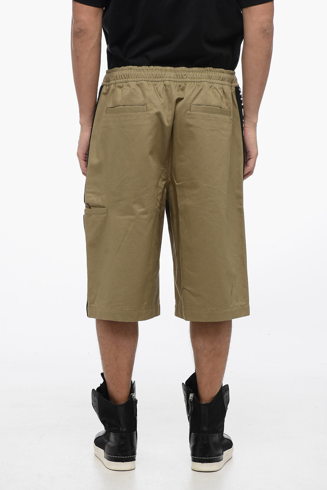 Givenchy Cotton Shorts with Side Logoed Bands