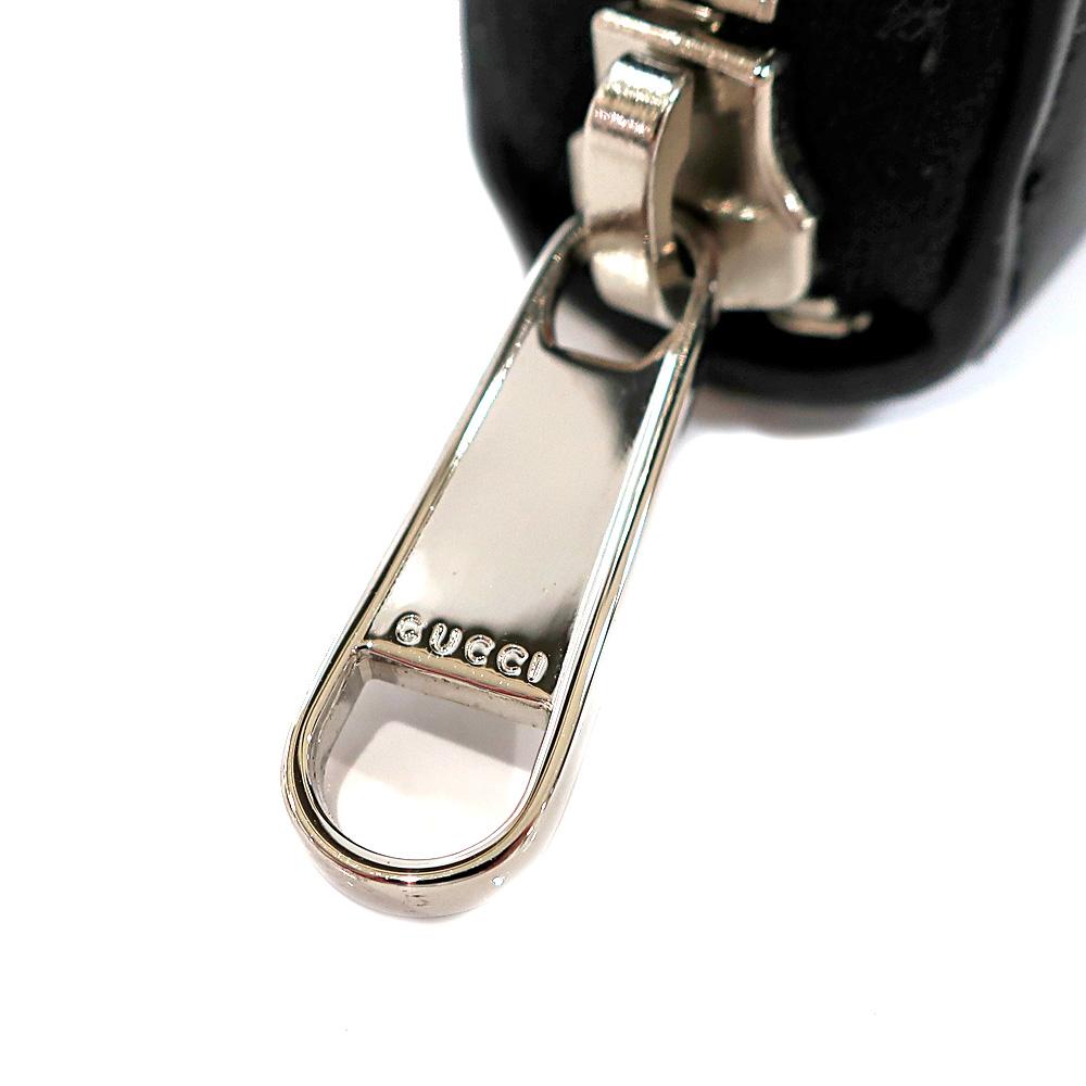 Gucci Black Leather Rainbow Blade Lightning Logo Long Wallet - LUXURYMRKT