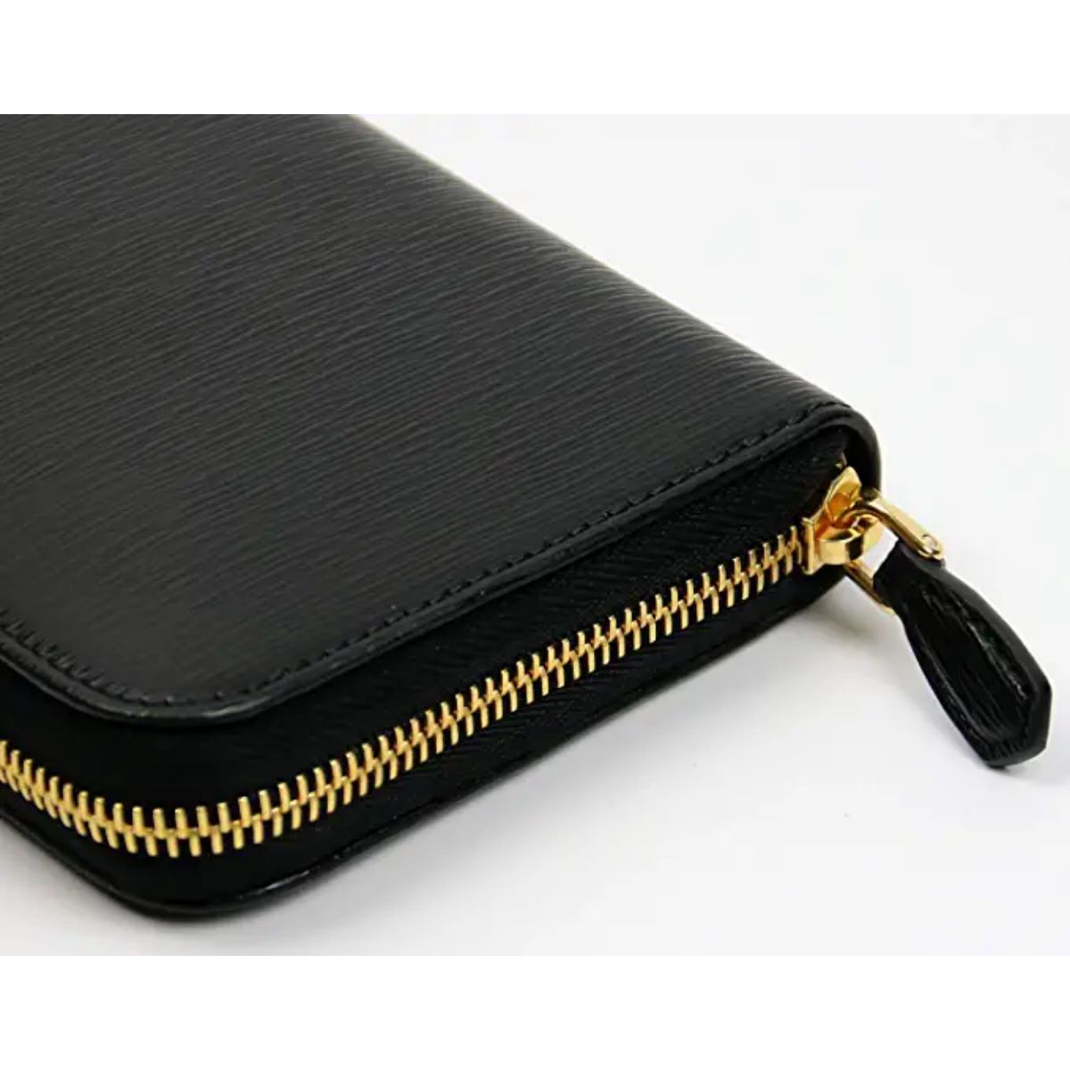 Prada Black Vitello Move Leather Zip Around Wallet - LUXURYMRKT
