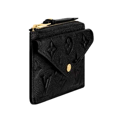 Louis Vuitton Recto Verso Black Leather Cardholder Wallet - LUXURYMRKT