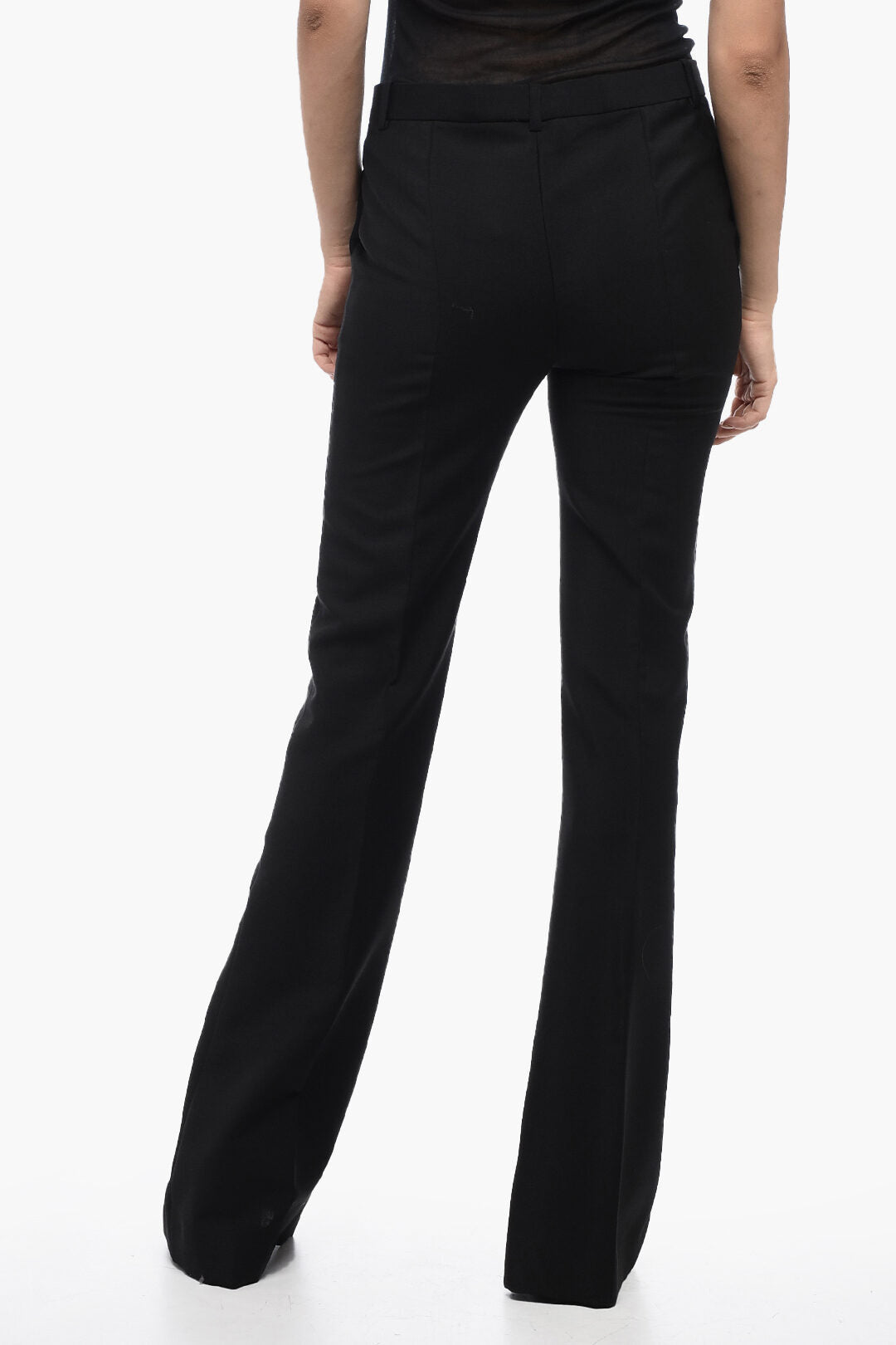 Versace Flare Fit Wool Pants