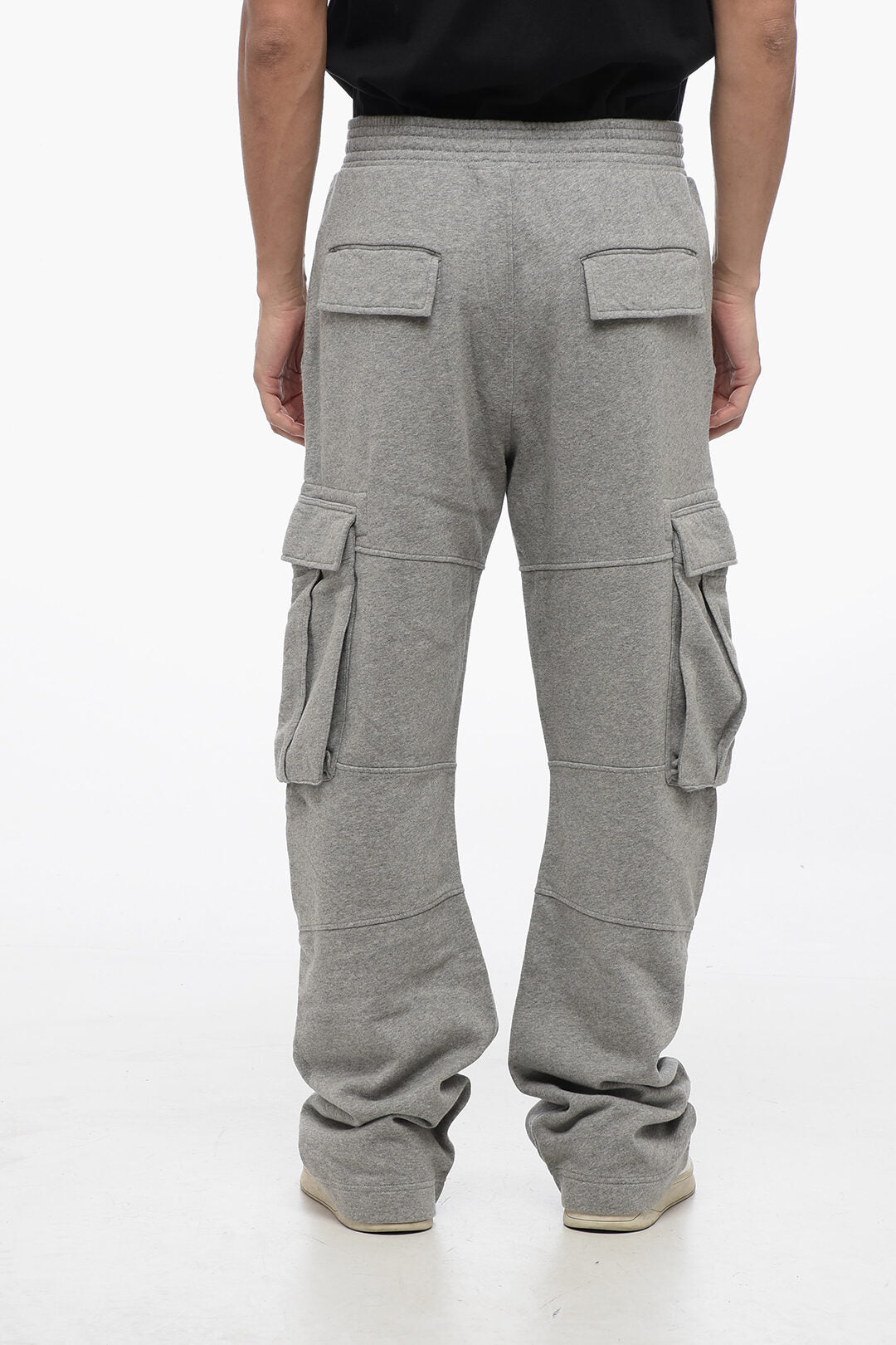 Givenchy Fleeced Cotton Cargo Sweatpants