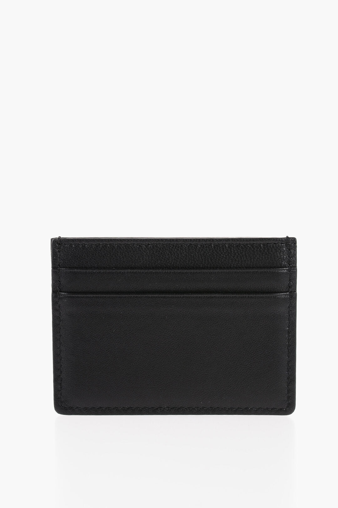 Valentino GARAVANI Leather and Fabric Card Holder with Monogram