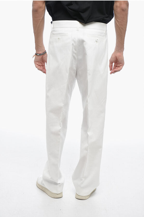 Dior High-waisted Chino Pants with Front Pleats