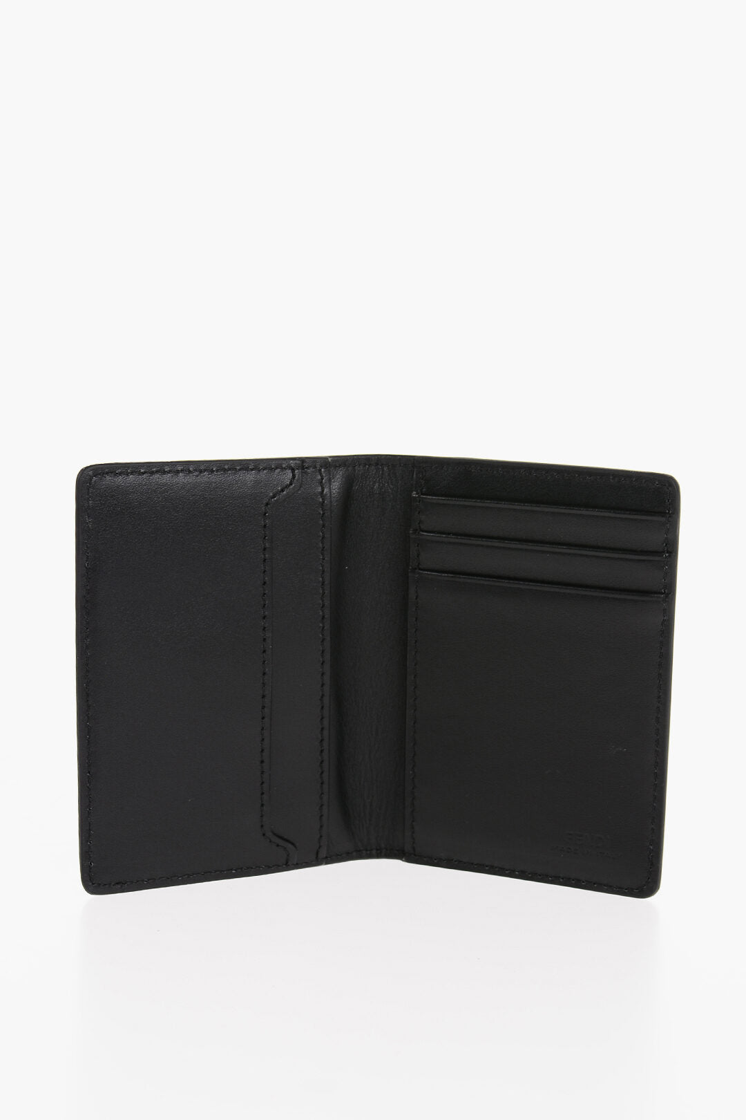 Fendi Leather Bifold Wallet with FF Monogram