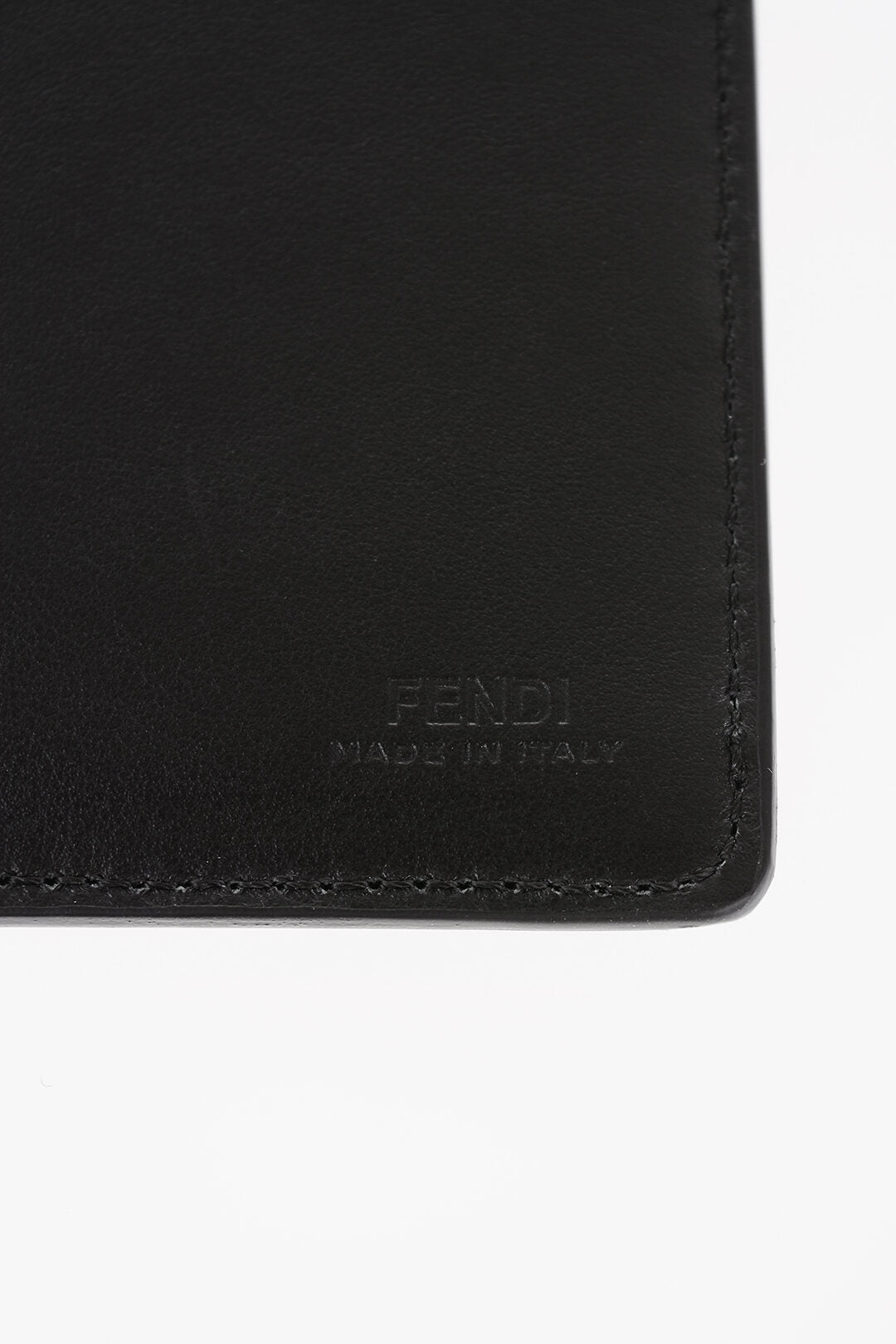 Fendi Leather Bifold Wallet with FF Monogram