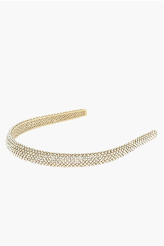 Dior Metal D-RENAISSANCE Hairband with Beads