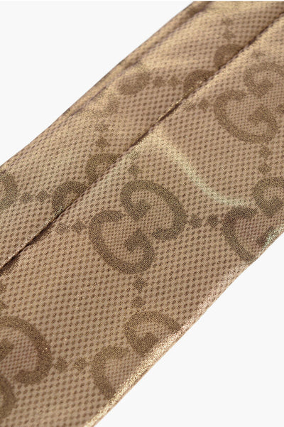 Gucci Metallic Monogram Print Headband