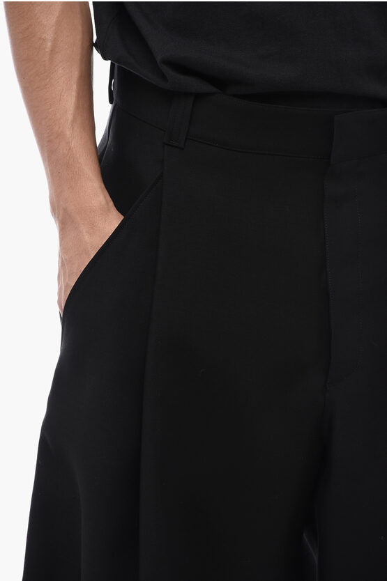 Dior Multipockets Wide Shorts with Drawstring Hem