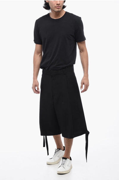 Dior Multipockets Wide Shorts with Drawstring Hem