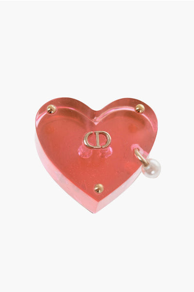 Dior Plexiglass Maxi Heart Ring