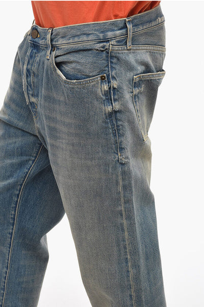 Saint Laurent Relaxed-fit Denims with Stonewash Effect