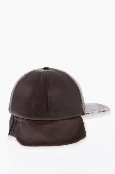 Dior Shearling Cap with Ear Muffs