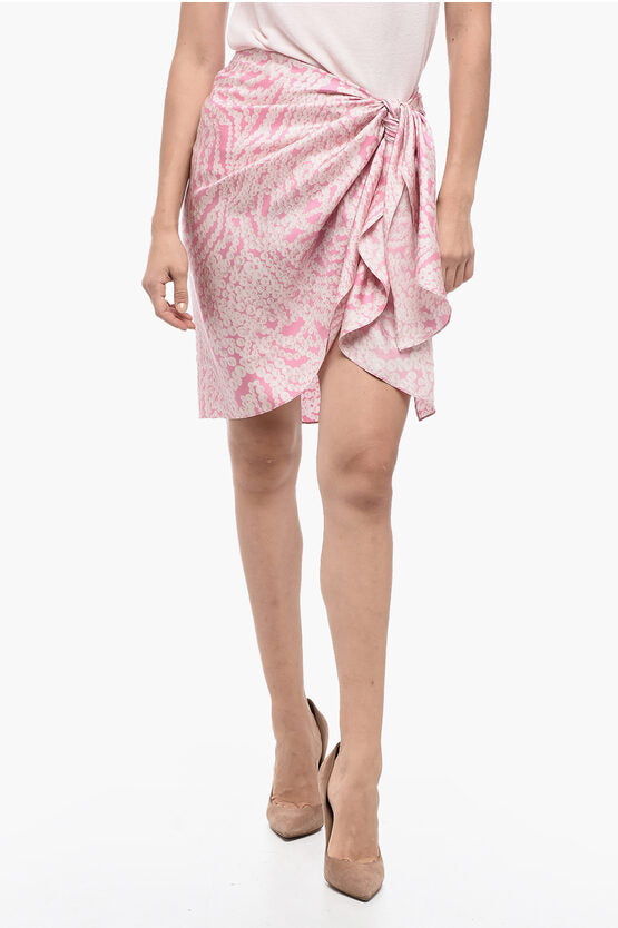 Givenchy Silk Skirt With Pearl Print