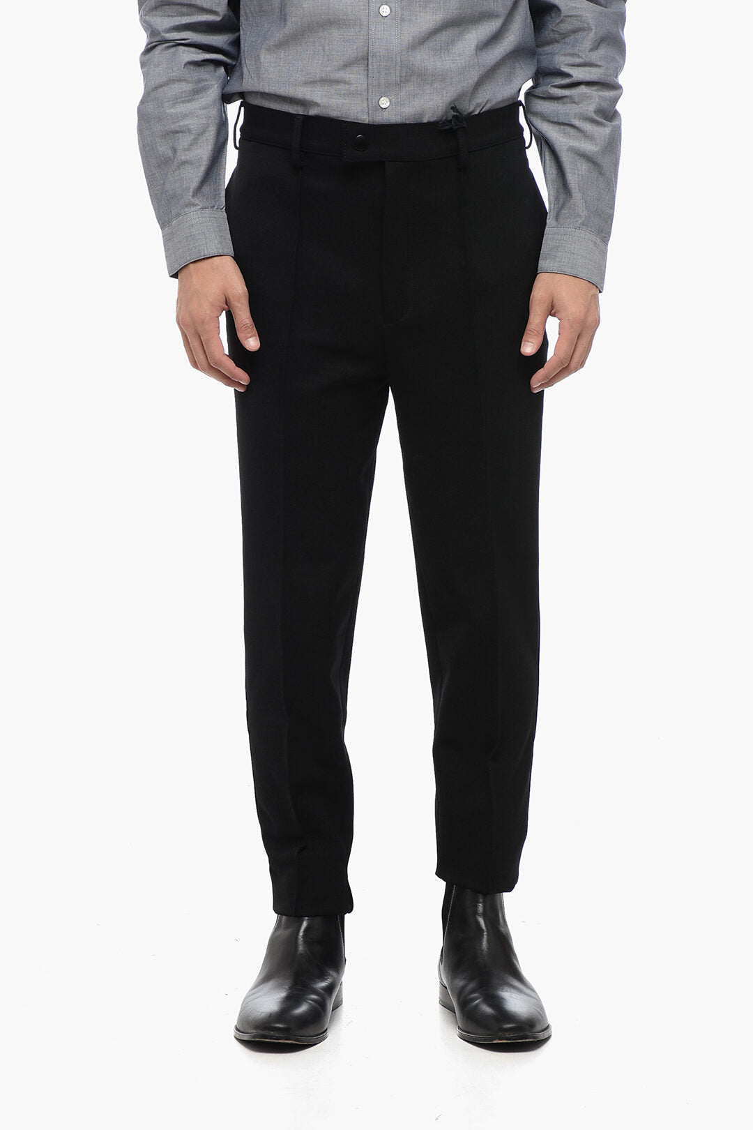 Prada Stretch Fabric Pants with Zipped Pockets