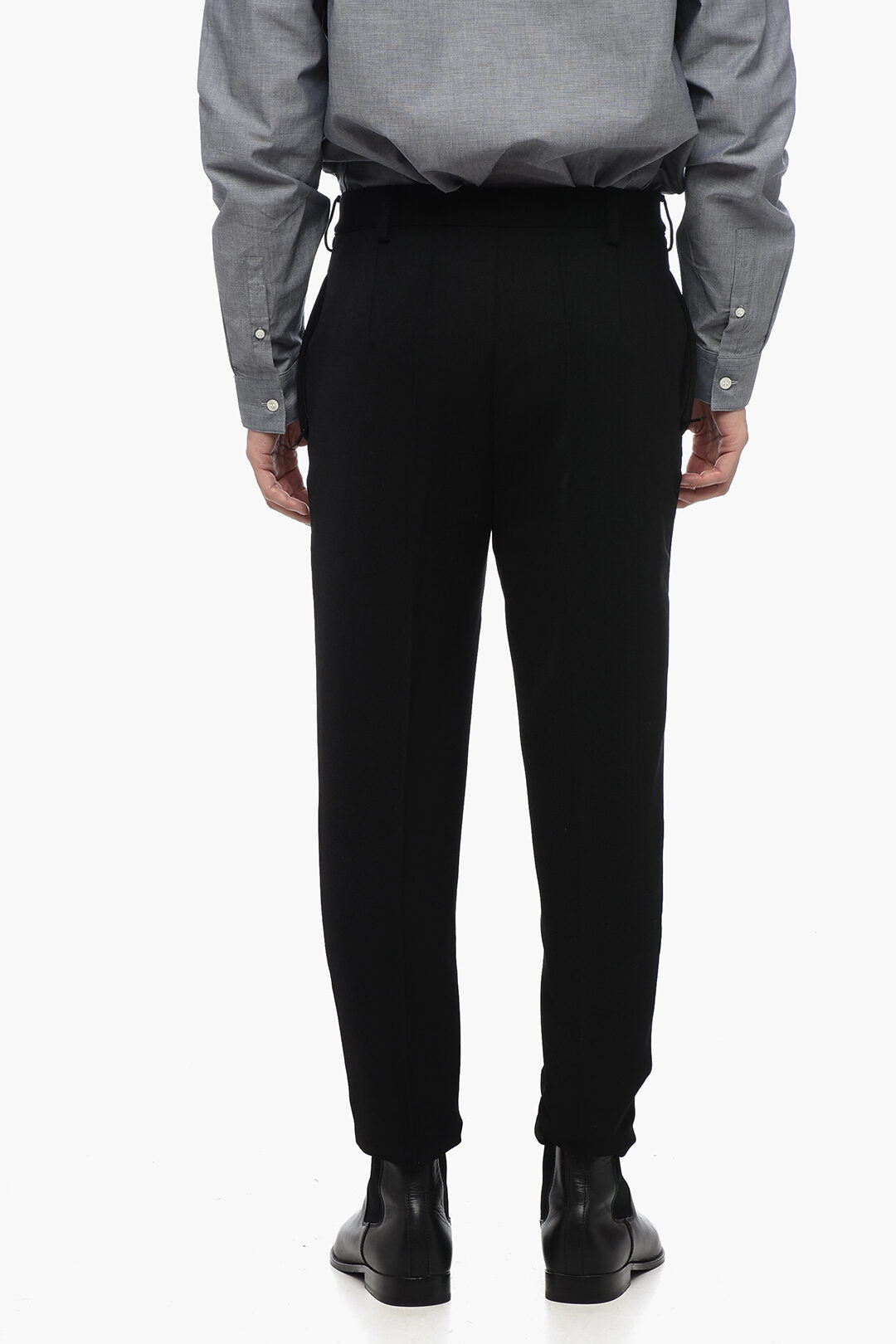 Prada Stretch Fabric Pants with Zipped Pockets