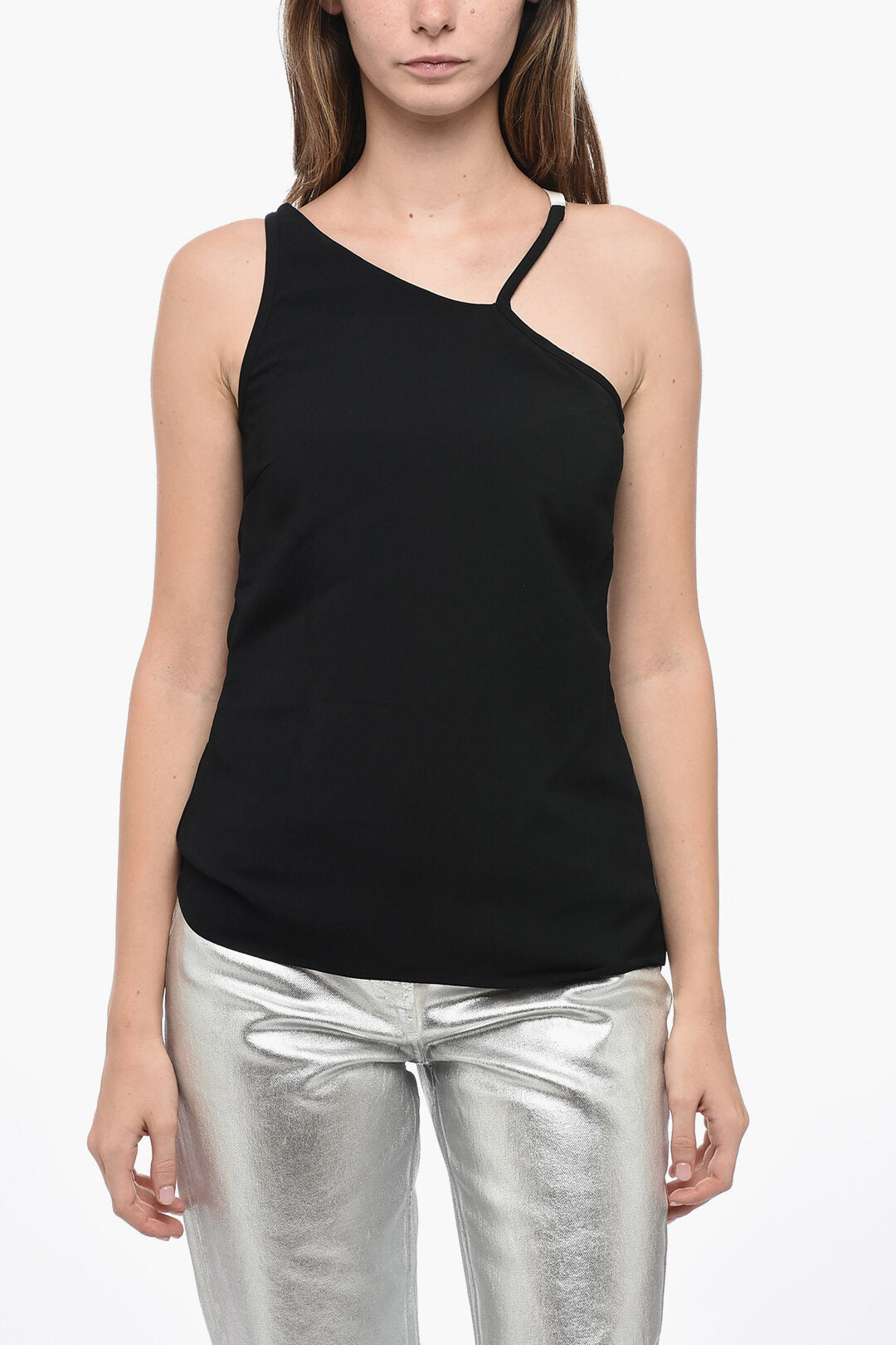 Givenchy Stretch Viscose One-Shoulder Top