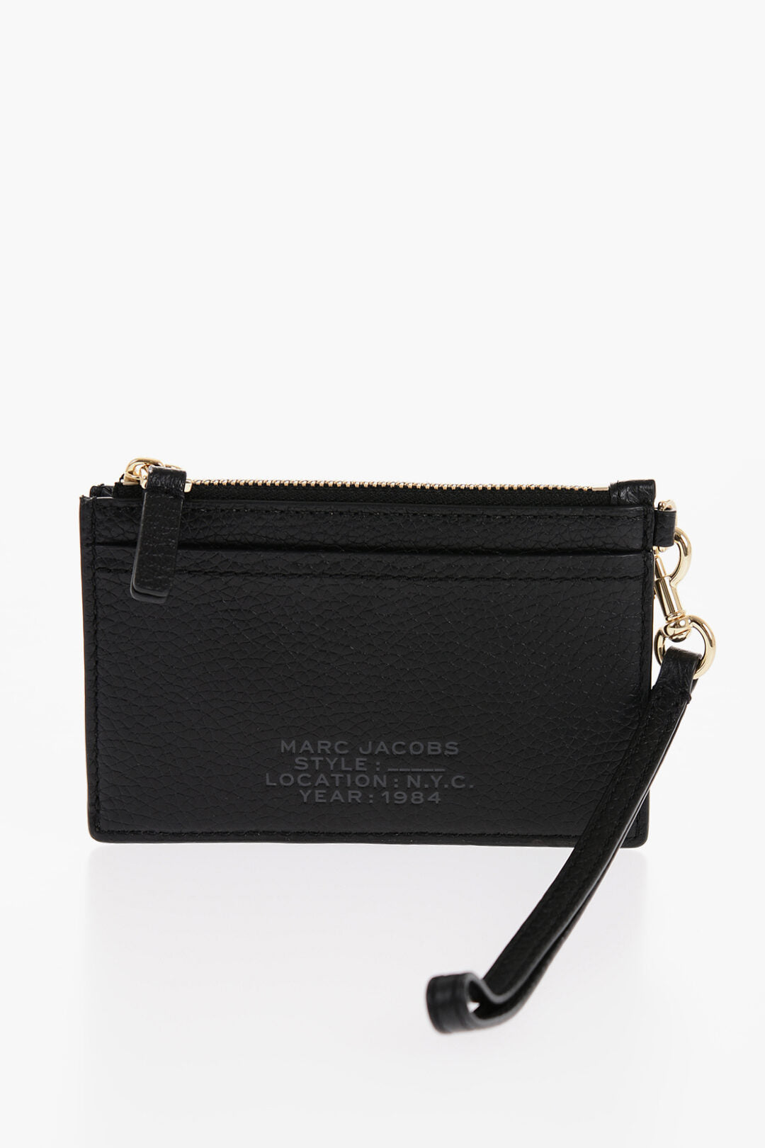 Marc Jacobs Textured Leather Card Holder with Zip