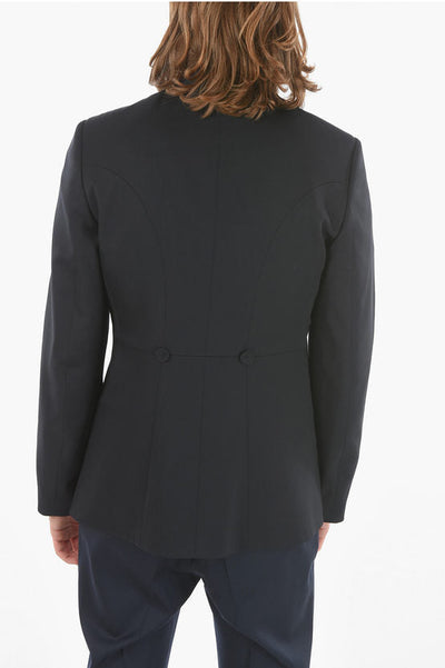 Dior Twill Virgin Wool COLOFF Mandarin-collar Jacket embellished