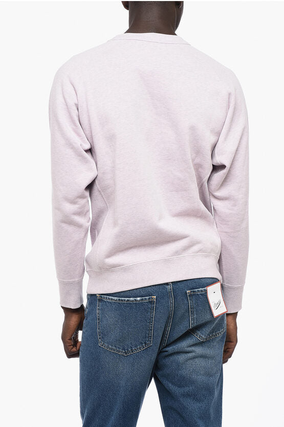 Saint Laurent UNIVERSITE Crew-neck Sweatshirt with Contrasting Lettering